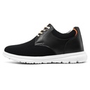 STRIDE Men Elevator Shoes Black Mesh Casual Shoes For Short Men That Make You 7CM / 2.76 Inches Taller