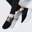 STRIDE Men Elevator Shoes Black Mesh Casual Shoes For Short Men That Make You 7CM / 2.76 Inches Taller