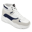 STRIDE Height Increasing Shoes For Men - Shoe Lifts To Increase Height - Men Suede High Top Sneakers 10 CM / 3.94 Inches
