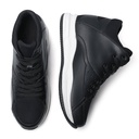 STRIDE Height Increasing Basketball Shoe Black High-Top Sneakers That Make You Taller 9.5 CM / 3.74 Inches