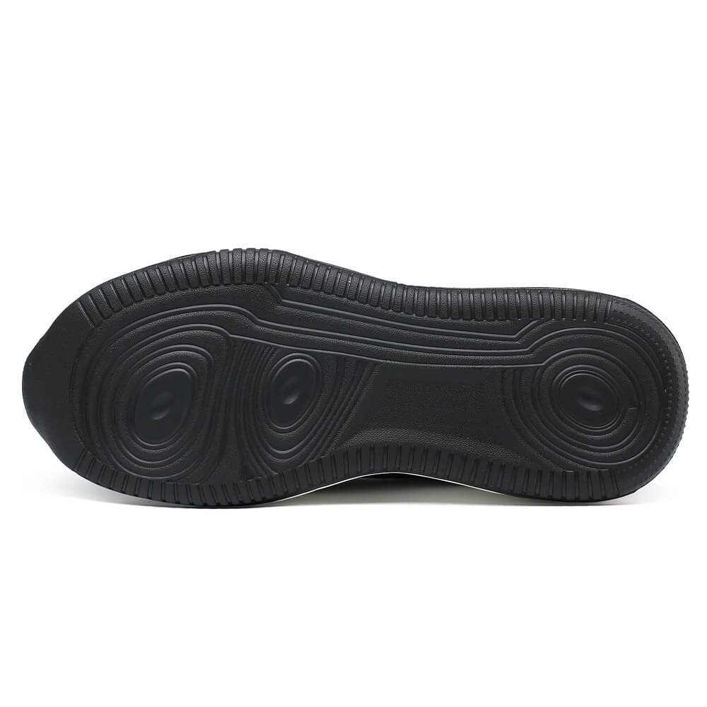 STRIDE Height Increasing Basketball Shoe Black High-Top Sneakers That Make You Taller 9.5 CM / 3.74 Inches