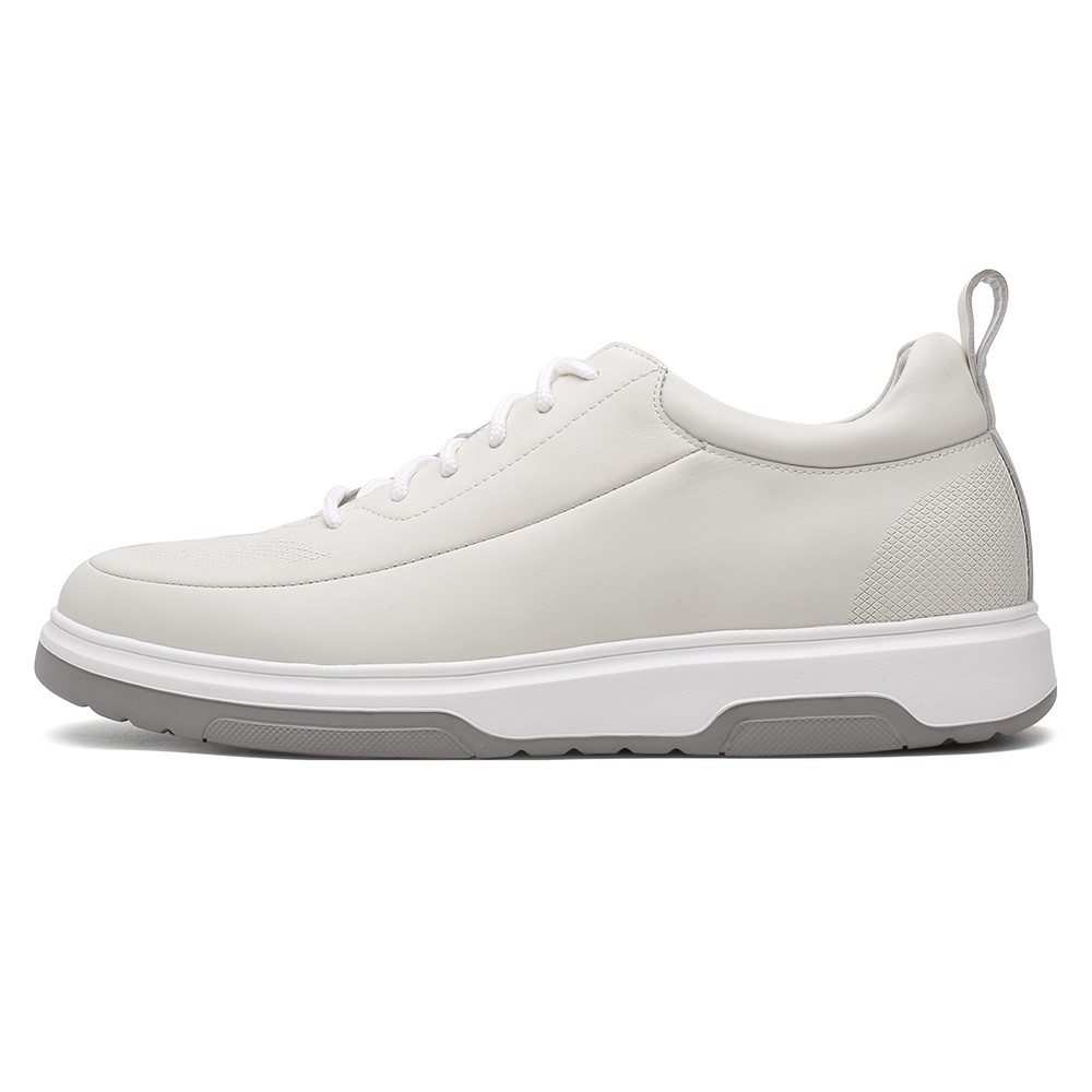 STRIDE Height Enhancing Shoes - Mens Shoes That Add Height - Beige Men's Casual Lift Shoes 6CM / 2.36 Inches