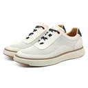STRIDE High Elevator Shoes - Men's Height Boosting Shoes - Beige Casual Sneakers 6 CM / 2.36 Inches