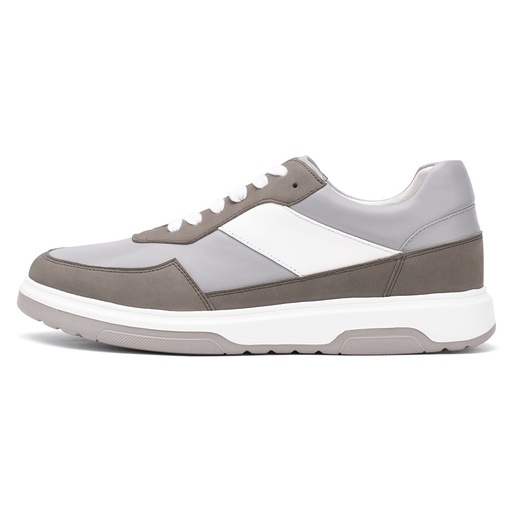 STRIDE Increase Height Shoes - Sneakers Increase Height - Modern Men Leather Sneakers 6 CM / 2.36 Inches (37)