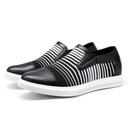 STRIDE Shoes For Men Height - Men Shoes To Look Taller - Black Knit Slip On Sneakers 5 CM / 1.95 Inches