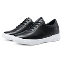 STRIDE Height Increasing Shoes For Men - Shoes That Increase Your Height - Men Black Casual Sneakers 7 CM / 2.76 Inches