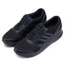 STRIDE Comfortable Height Increasing Shoes Black Mens Elevator Sneakers Sports Athletic Trainers 7CM / 2.76 Inches