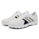 STRIDE Tall Men Shoes - Golf Elevator Trainers - White Rotating Wire Shoe Buckle Men Spikeless Golf Shoes 7 CM / 2.76 Inches