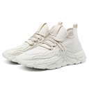 STRIDE Sneakers To Look Taller - Height Increase Sports Shoes - Apricot Knit Sneakers 7CM / 2.76 Inches