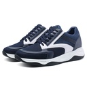 STRIDE Mens Raised Shoes - Height Elevator Shoes - Breathable Blue Sneaker For Men 8CM / 3.15 Inches