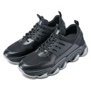 STRIDE Height Increase Sneakers - Sneakers That Make You Taller - Black Breathable Fashion Men Walking Shoes 8 CM / 3.15 Inches
