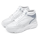 STRIDE Height Increasing Sneakers - Mens Sneakers That Make You Taller - High Top Men White Sneakers 10 CM / 3.94 Inches