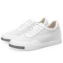 STRIDE White Height Increasing Sneaker - Casual Sneakers That Add Height - Elevator Sneakers For Men 6CM/2.36 Inches