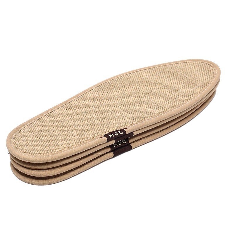 [126] STRIDE Bamboo Charcoal Deodorant Weave Insoles Sweat-Absorbent Shoe Pads For Men Shoes -1 Pair