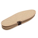 STRIDE Bamboo Charcoal Deodorant Weave Insoles Sweat-Absorbent Shoe Pads For Men Shoes -1 Pair