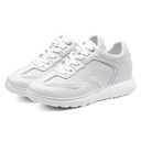 STRIDE Elevator Shoes For Women - Height Increasing Shoes For Ladies - Women Casual White Sneakers 7CM / 2.76 Inches
