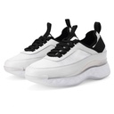 STRIDE Women Height Insoles Sneakers- Calfskin Meta White 8CM / 3.15 Inches Taller