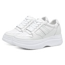 STRIDE Height Increasing Shoes For Women - Elevator Sneakers For Women - Casual Women White Wedge Sneakers 8CM / 3.15 Inches