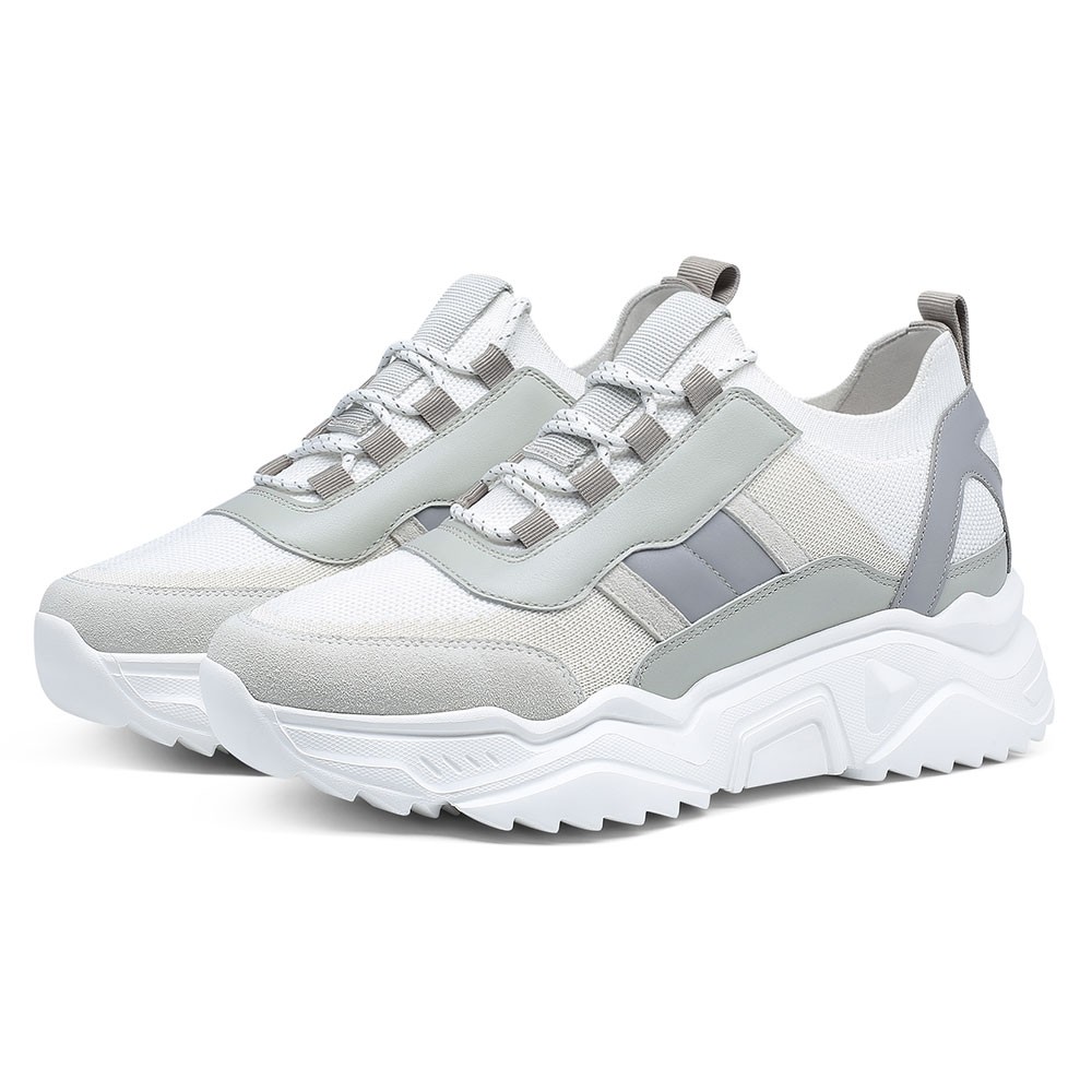 STRIDE Casual Women Height Increasing Wedge Shoes - Platform Sneakers For Women 7CM / 2.76 Inches